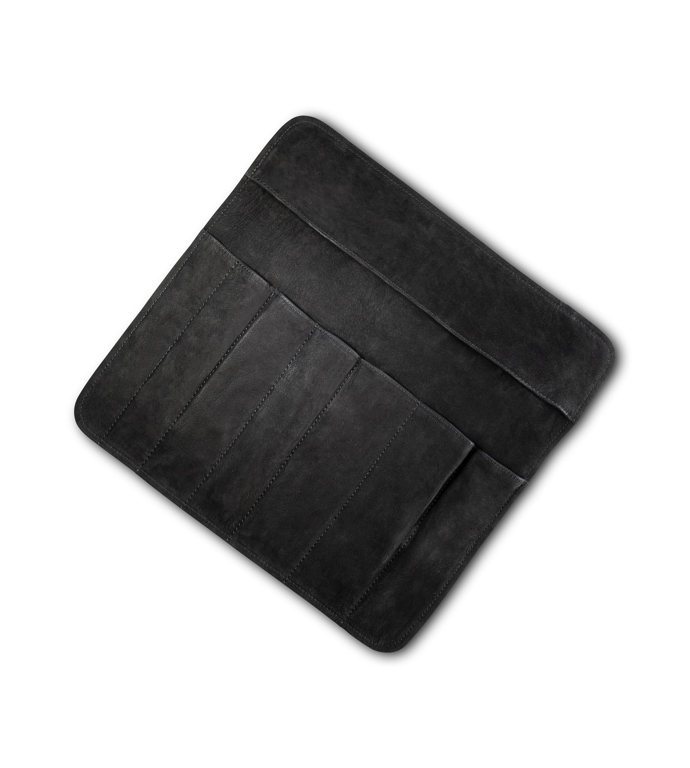 Angus Stoke Sam - Funda de Piel para Cuchillos de Cocinero (Piel, tamaño Grande), diseño de Bolsa