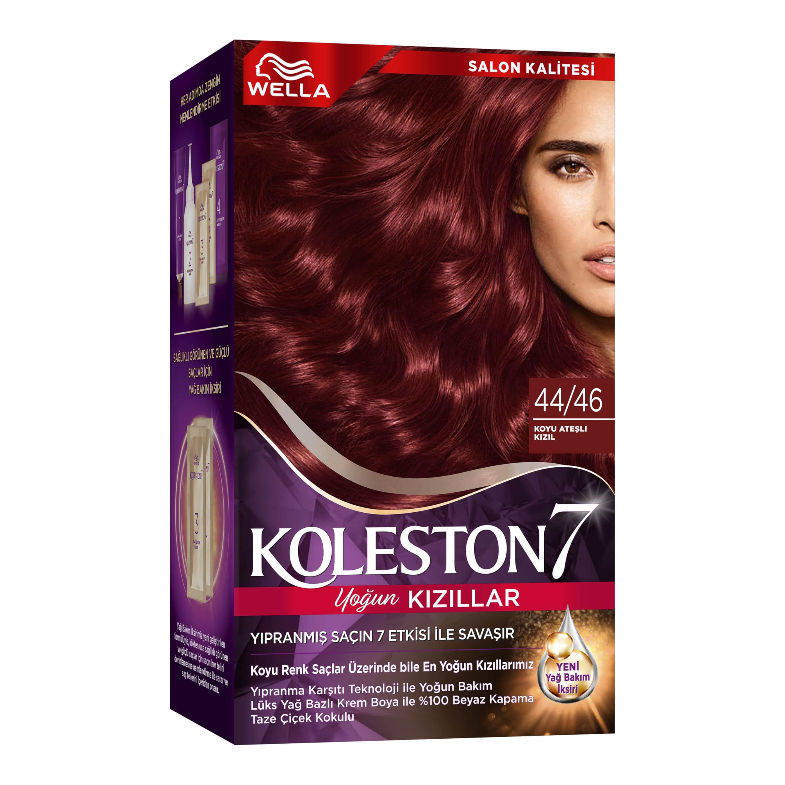 Wella Koleston Supreme Kit 44/46 Koyu Ateşli Kızıl