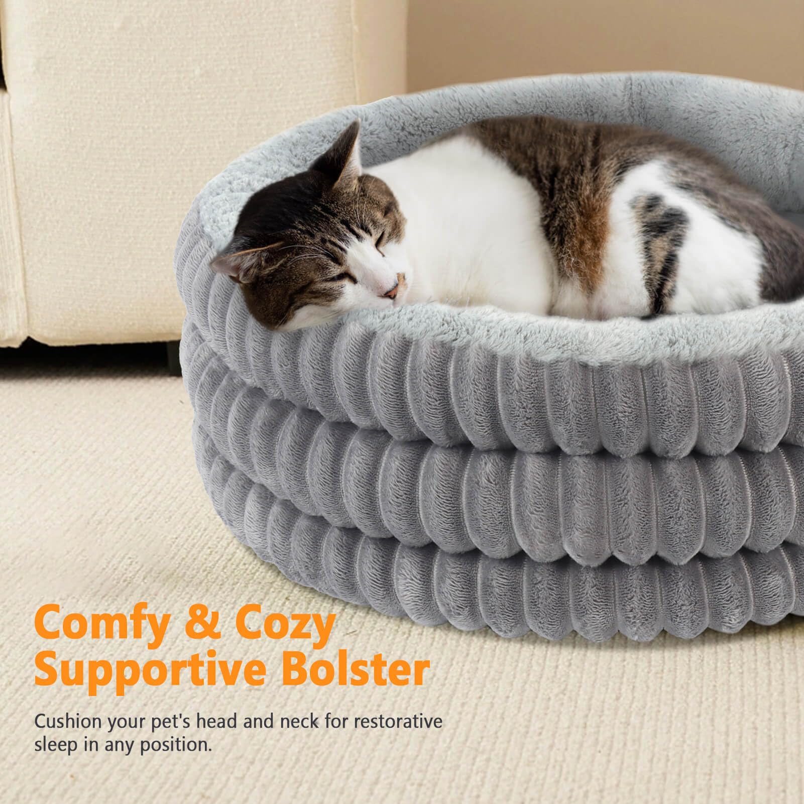 Lit chauffant pour chat d'intérieur
