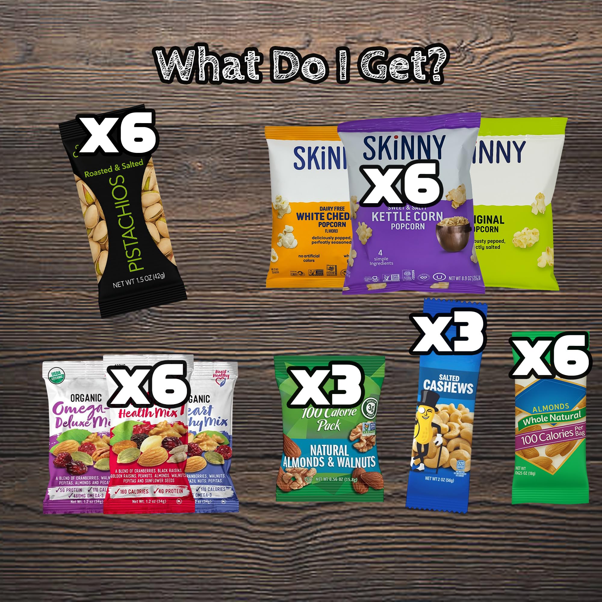 Amazon.com : Heart Healthy Snacks Variety Pack – Nuts, Trail Mix