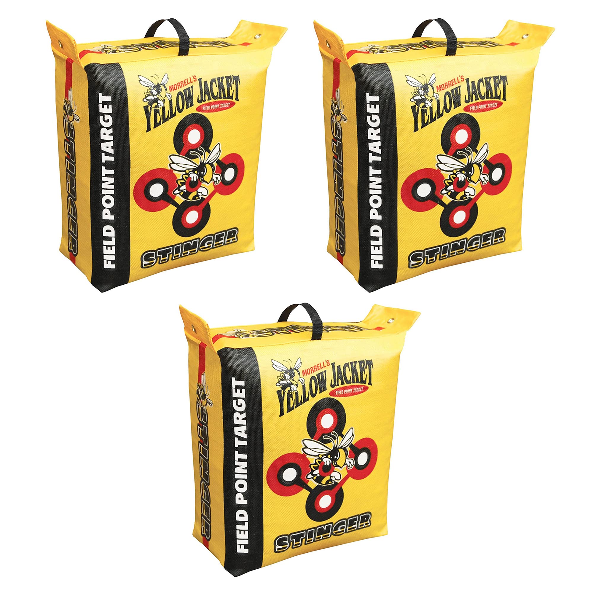 Morrell Yellow Jacket Stinger Field Point Archery Bag, Yellow, 3-Pack
