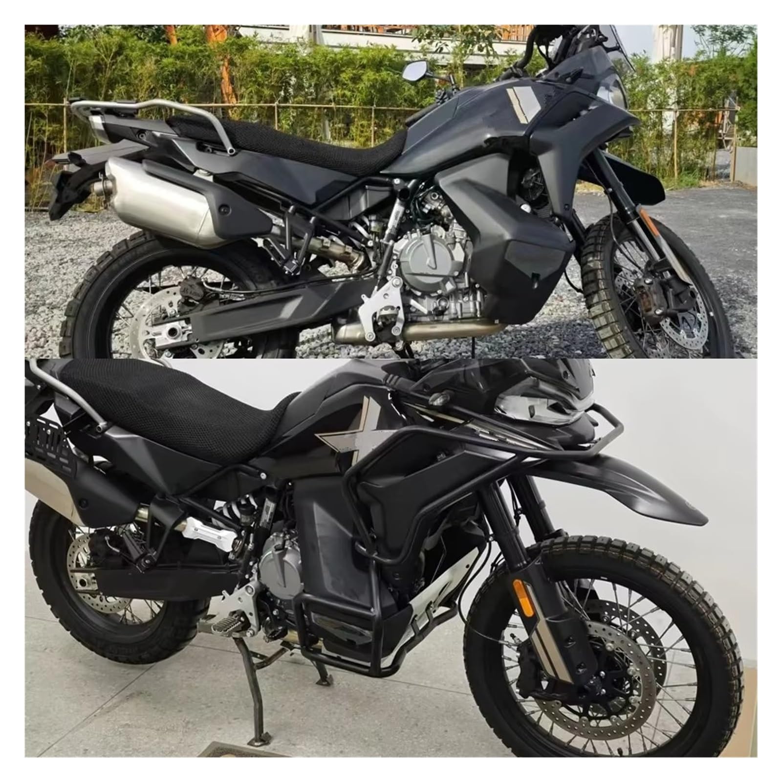 Paramotore Tubolare Per CFMOTO 800 Per MTX Moto Anti Crash Bar Telaio Protezione Paraurti Per 800MT-X 2025 Protezione Motore Highway Crash Bar Kit Telaio Barra Motorcycle motore Paraurti
