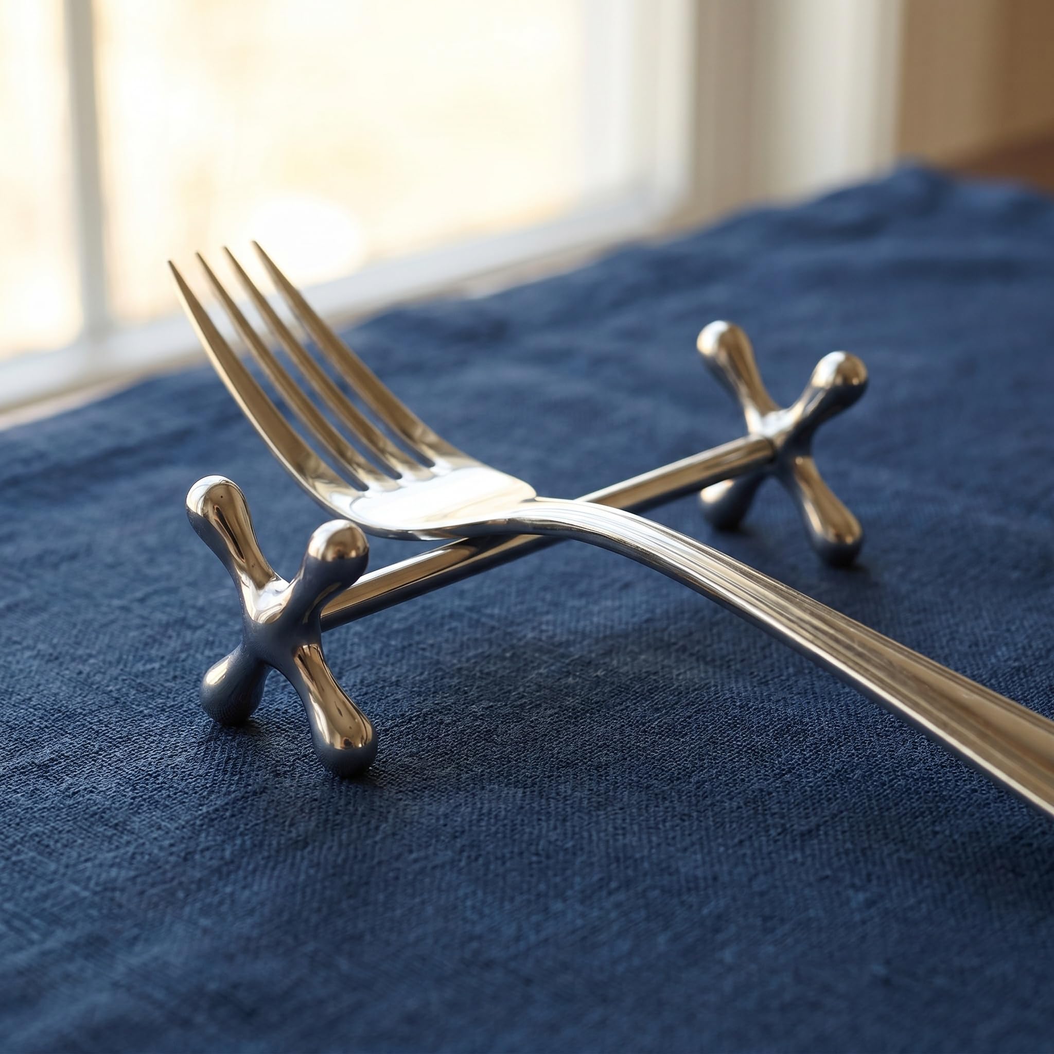 PRETYZOOM Soporte para Palillos Y Cubiertos De Zinc Compacto Juego De 6 Descansos para Mesa Cocina Restaurante Organizador Utensilios Cocina