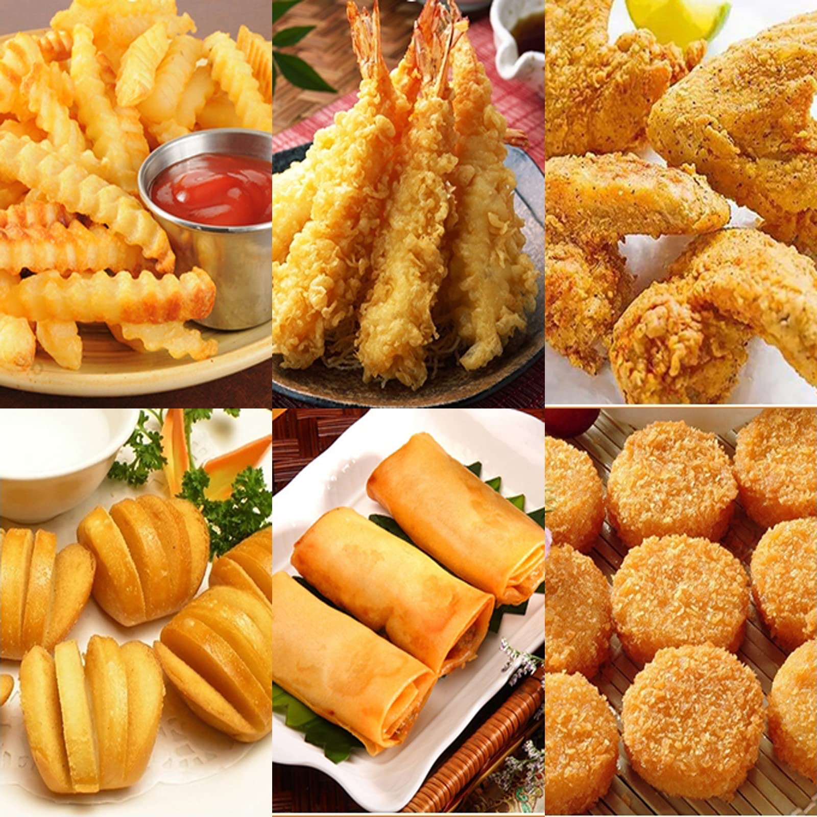 Panier à Frire, Panier a Salade Tamis Cuisine Inoxydable Fry Extensible Chef Panier Cuisine