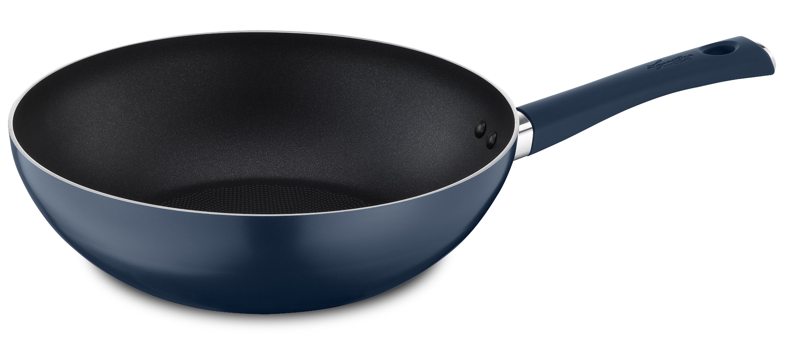 Wok Lagostina Rigenera Green &Oslash; 28 Cm - Antiaderente, Per Induzione E Forno, Con Alluminio Riciclato 100%
