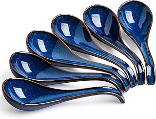 LYEOBOH Soup Spoons set of 6