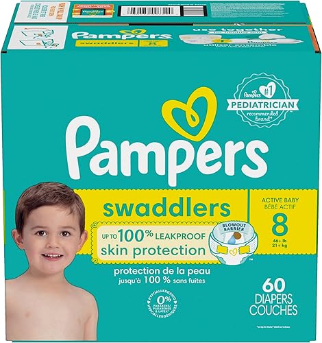 Miniatura 62 de Pañales Pampers Swaddlers, Talla 7 (11.8-22.7 kg), 70 unidades, absorbentes, mantiene al bebé seco y cómodo, pañal desechable seguro para la piel