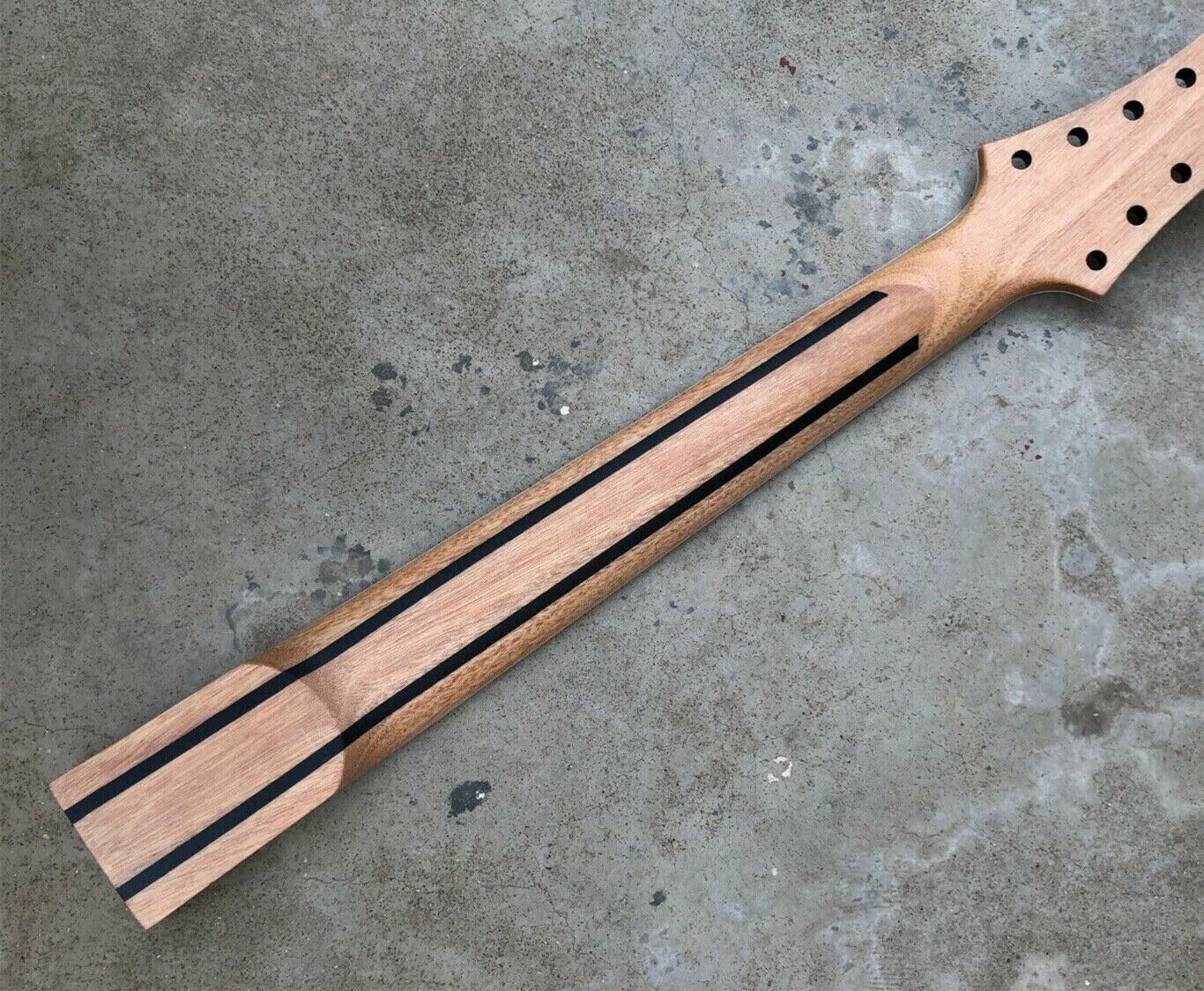 Manico for chitarra a 8 corde 24 tasti, tastiera in legno di mogano tecnico, 25,5 pollici fai da te