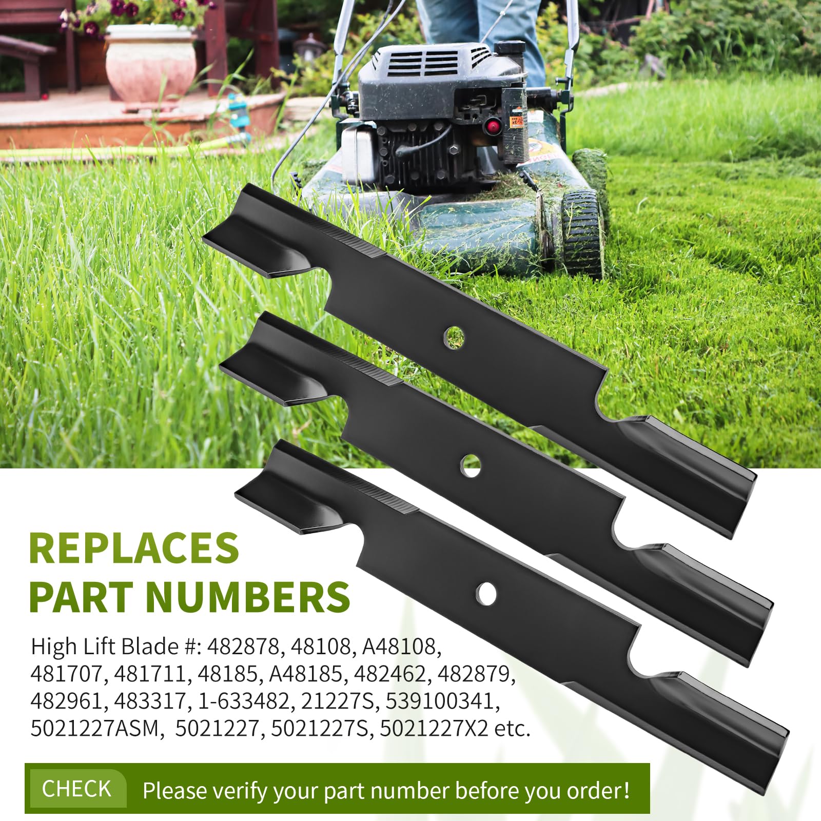 Tiger Cub Scag Turf Tiger Blades Lawn Mower Blade 482878 Mower