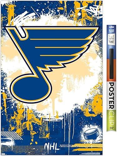 Trends International NHL St. Louis Blues - Maximalist Logo 23 Wall Poster