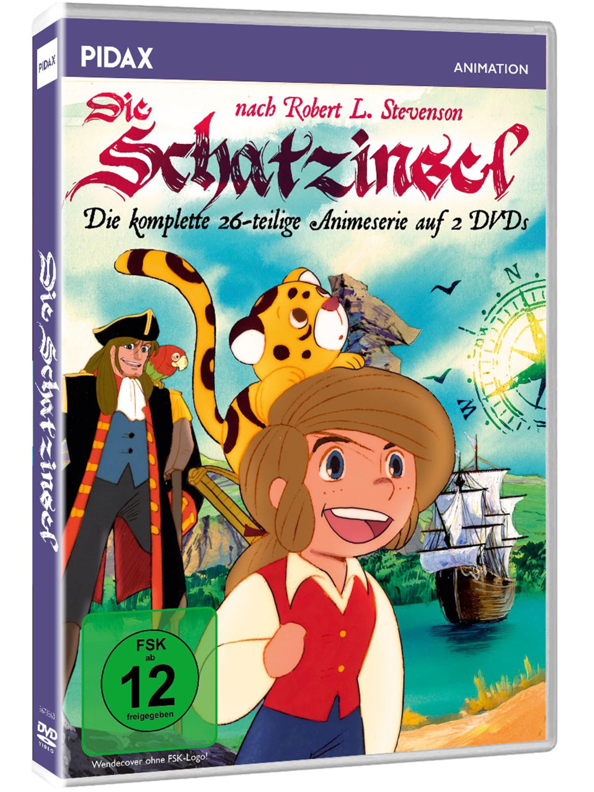 Die Schatzinsel – Die komplette 26-teilige Anime-Kultserie nach Robert Louis Stevenson [2DVDs]