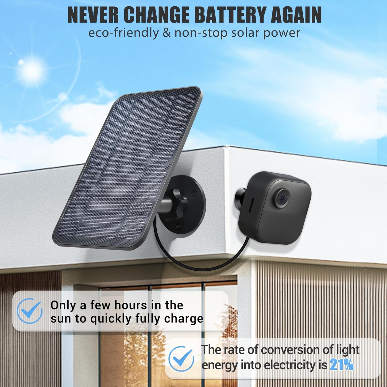 Blink Camera Powered by the Sun