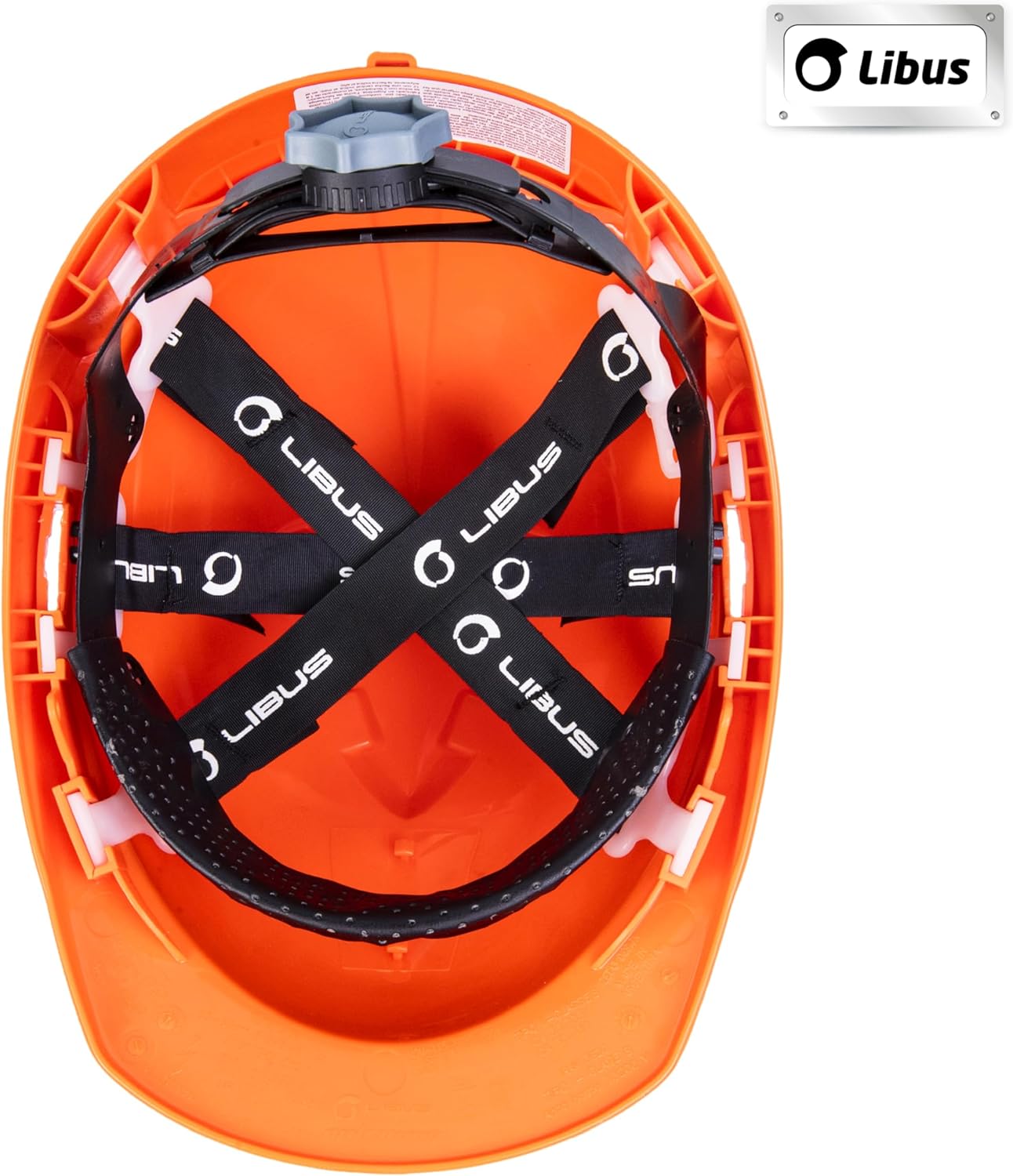 LIBUS Forestry Safety Kit – Integrated Face, Hearing & Head Protection Set with Mesh Face Shield, L-340 Ear Muffs, Chin Strap & High-Visibility Helmet for Industrial Outdoor Use