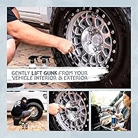 Vista 5 de Voodoo Ride ® VR-1028 Juego de cepillos de detalles de cinco piezas cerdas sintéticas para uso interior/exterior