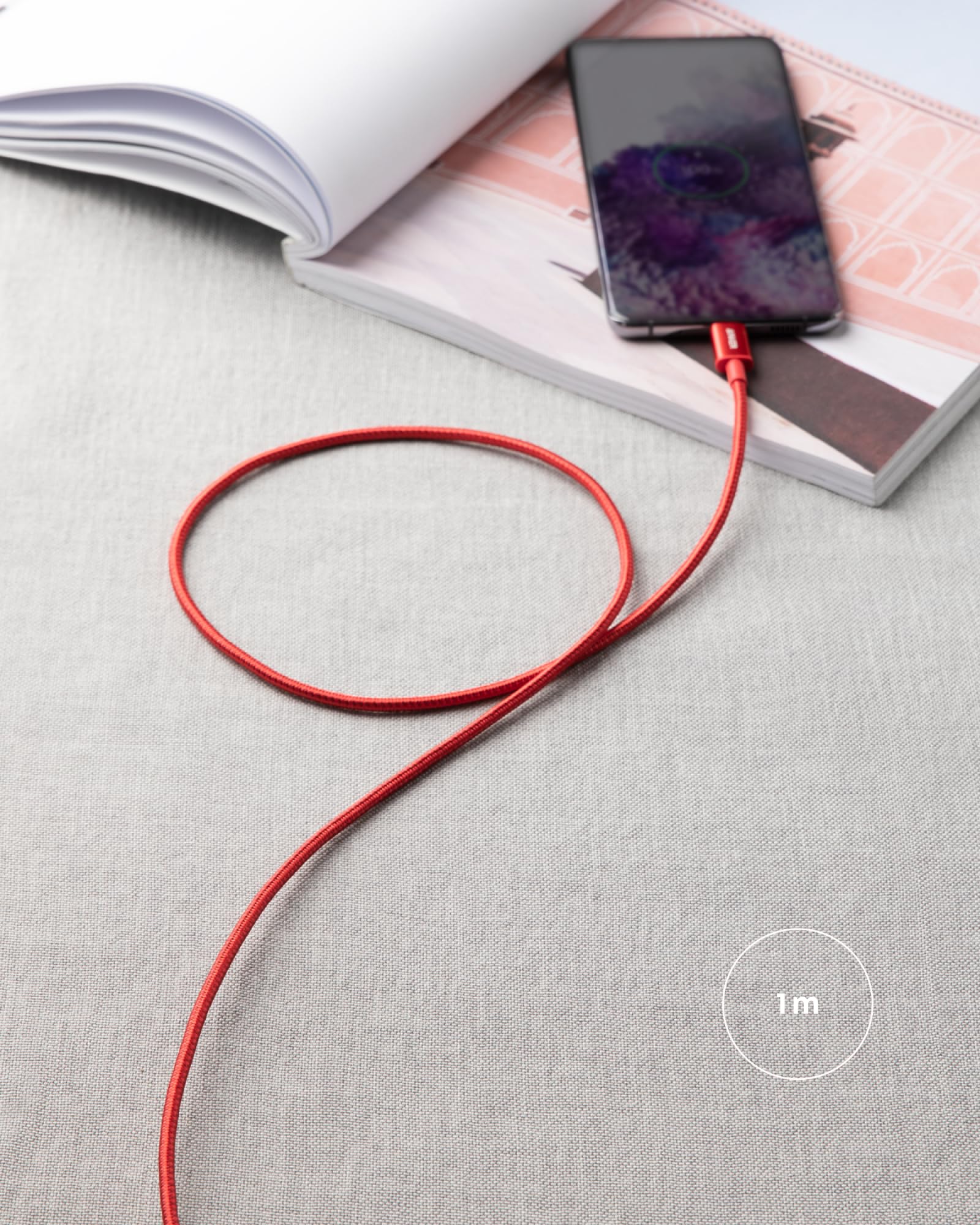 Kabel USB C, zestaw 2 sztuk nowych nylonowych kabli USB C do USB C (1 m) firmy Anker, PD do MacBook Pro 2020, iPad Pro, Galaxy S20, Switch, Pixel, LG i ładowarek USB C