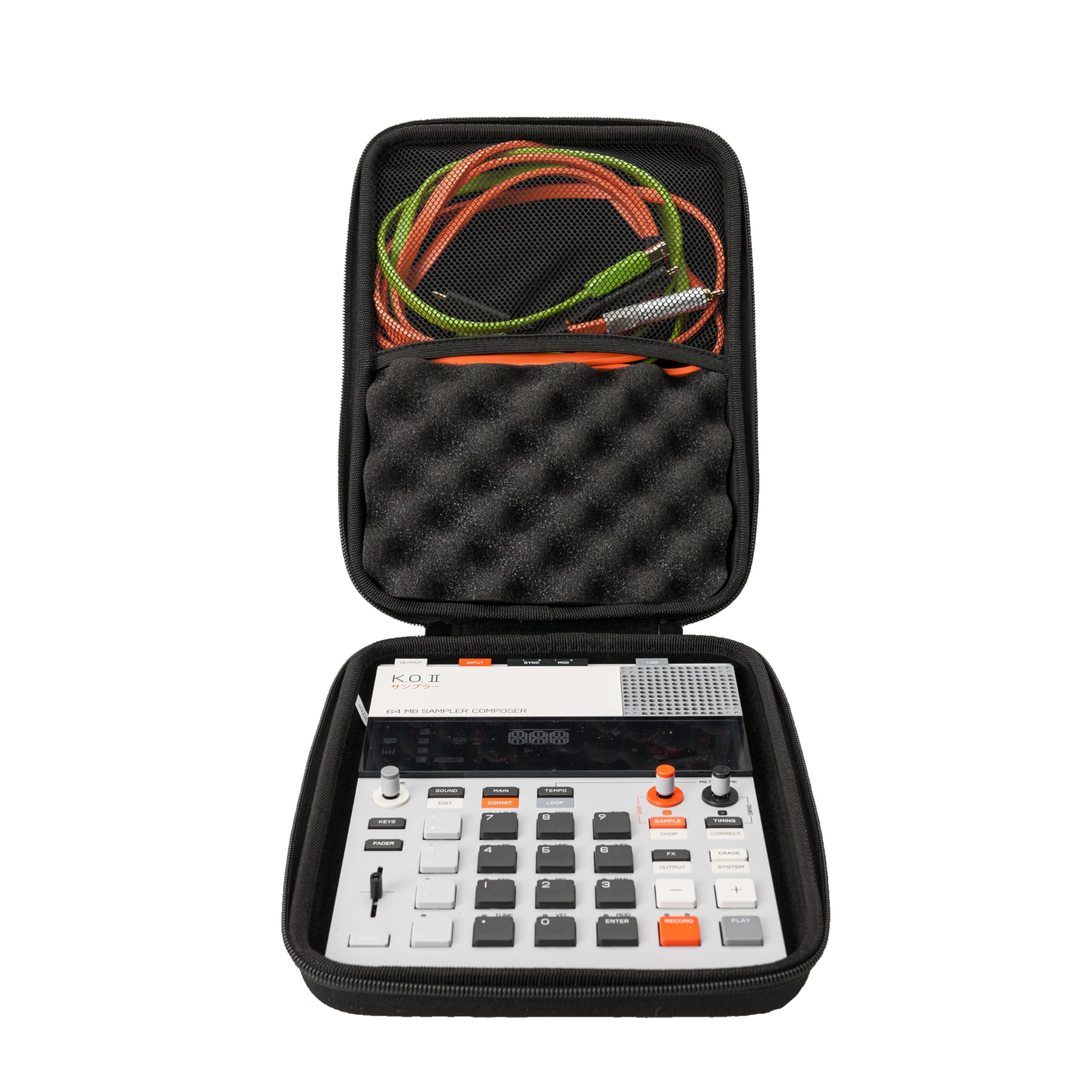 Magma CTRL Case Compatible with Teenage Engineering EP-133 K.O. II Sampler, Drum Machine and sequencer, Black - Image 2