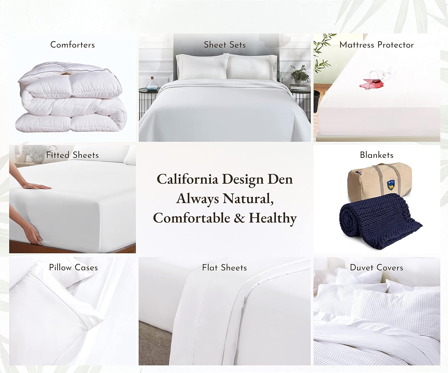 California Design Den - 5 Star Luxury King Sheet Set 100% Cotton, 600 Thread Count Deep Pocket, Snug Fit, Soft & Crisp Cooling Hotel-Quality Bedsheets with Sateen Weave 4 Piece Set (King, Ivory)