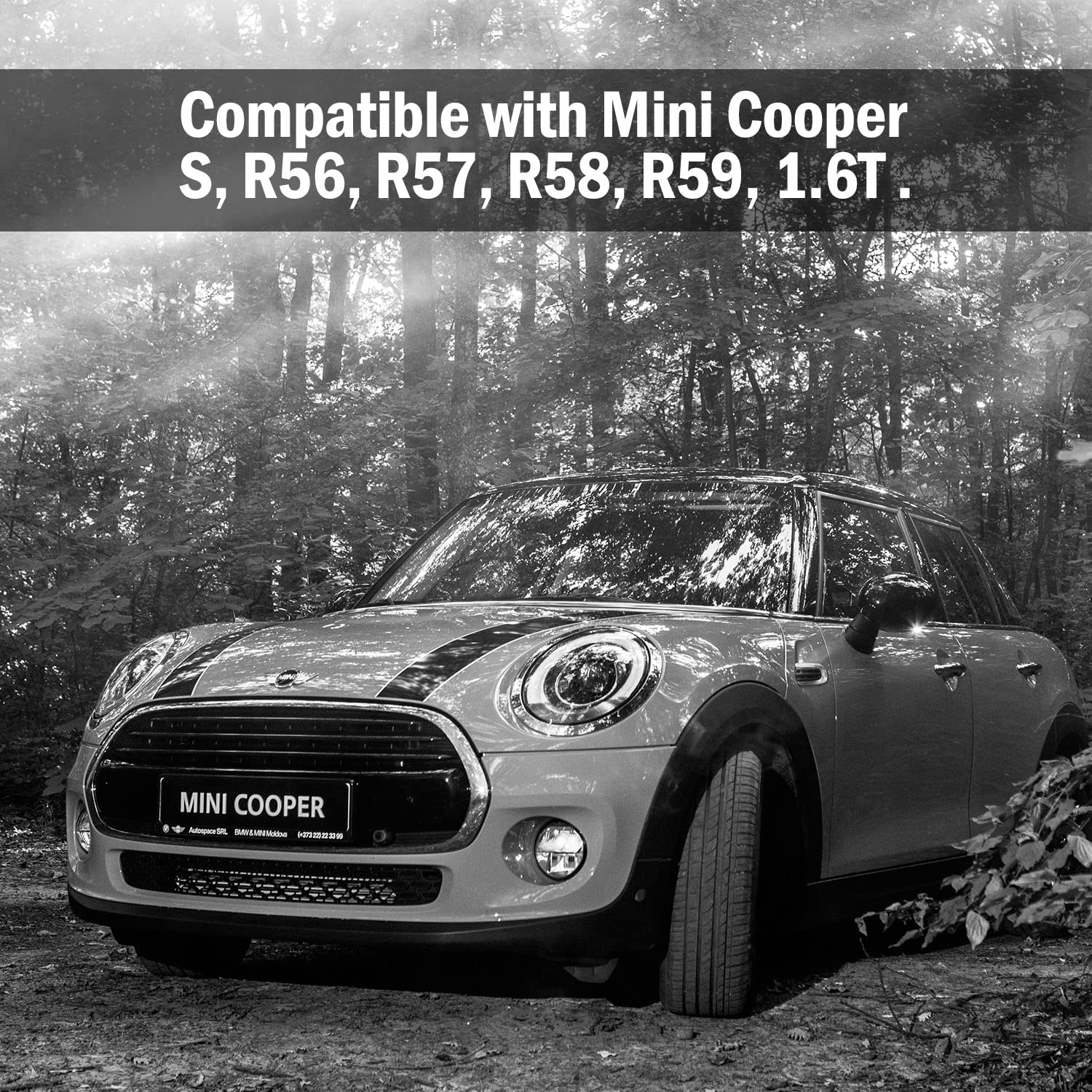 Direct Fit Boost Gauge Sensor Adapter Compatible with Mini Cooper S R56 R57 R58 R59 2007-2014 Mk2 Plug & Play Installation