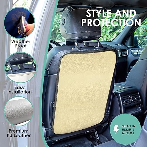 Miniatura 137 de FH Group Neosupreme - Cojines de asiento para automóvil, ajuste universal, cojín para asiento trasero de automóvil con respaldo de silicona Gris