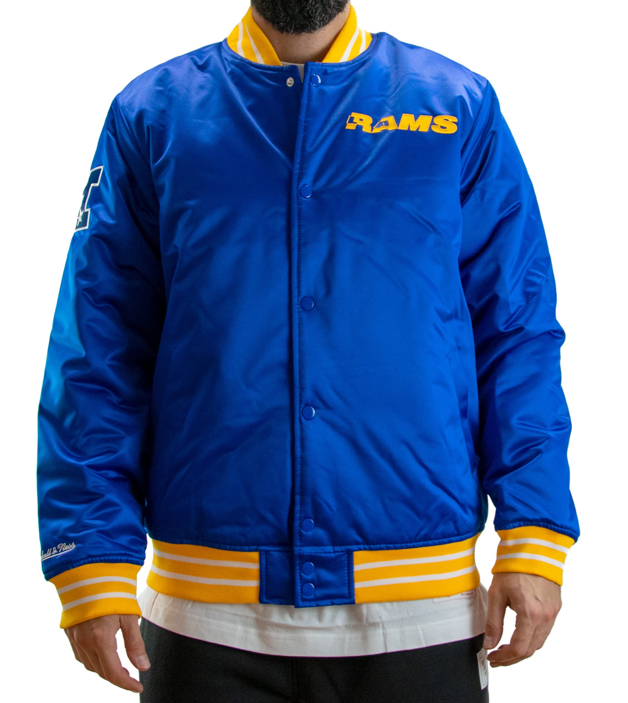 Mitchell & Ness Chaqueta de sat?n pesada de la NFL