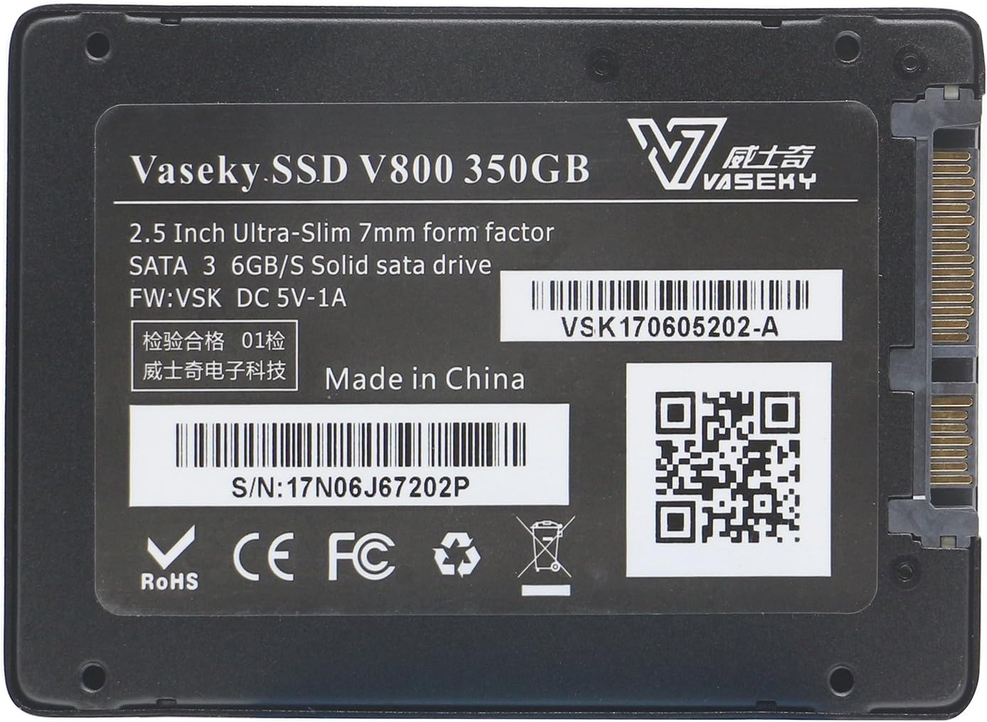 MGbeauty 2D MLC SSD Hard Drive Super Fast Noiseless Hotless SATA SSD Hard Drive Disk 2.5inch (350GB)