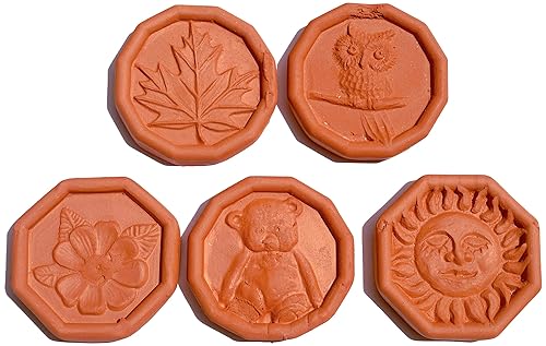 JBK Pottery Ahorro de gránulos: minimiza el endurecimiento y la aglomeración, disco de terracota duradero, protector hermético para frescura, ideal