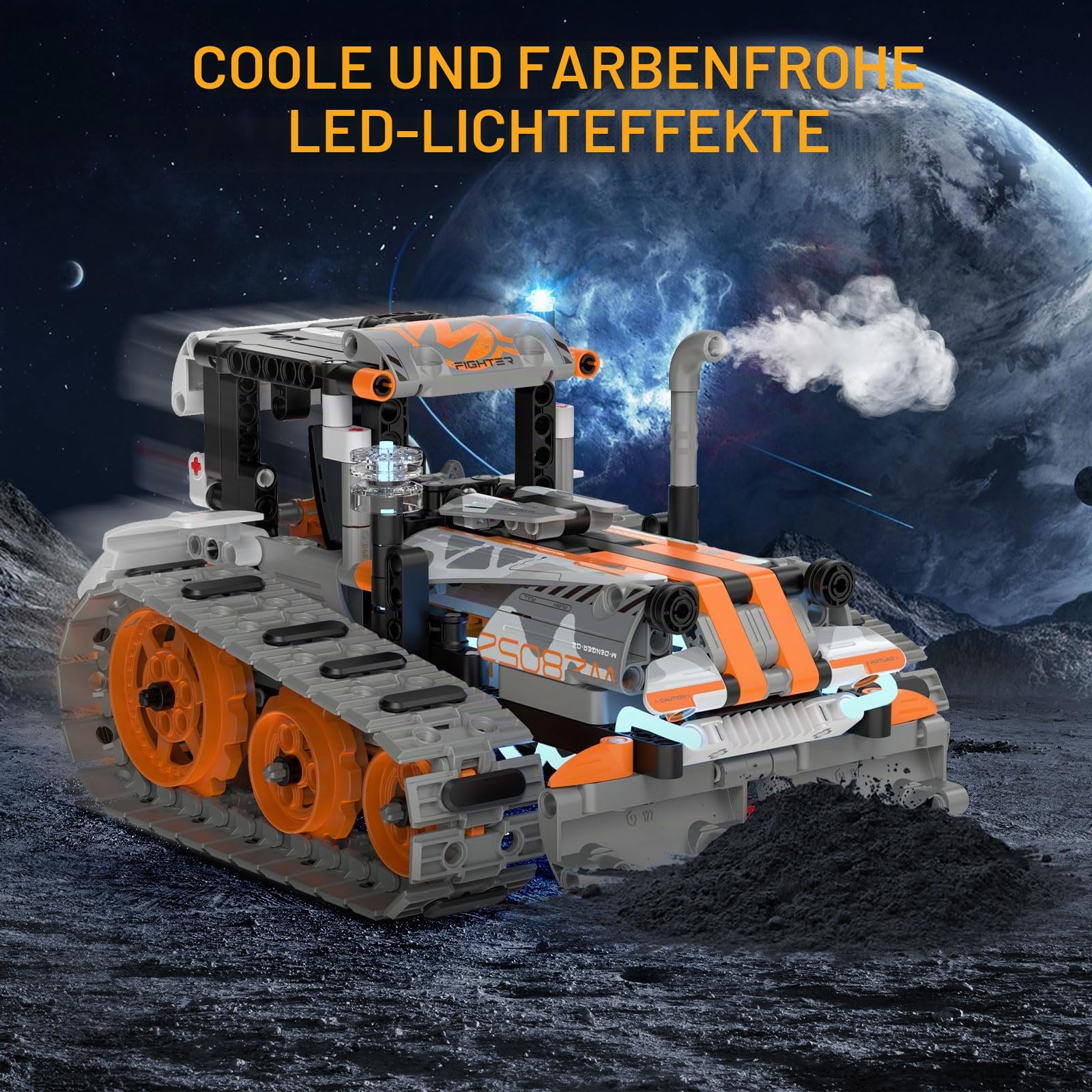 Technik Roboter Kinder für Jungen, 5-IN-1 Technik Bauspielzeug für Kinder mit App-Fernsteuerung, Panzer/Auto/Roboter Programmierbares Bauspielzeug, Geschenke für Jungen und Mädchen ab 6+ Jahren