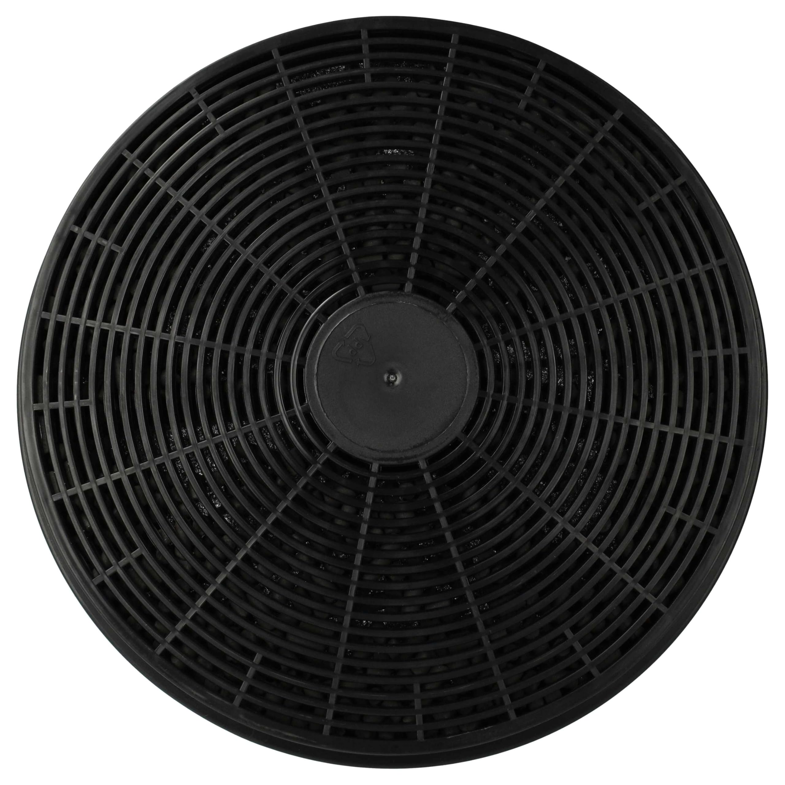 vhbw 1x Activated Carbon Filter Replacement for Klarstein 10027530, CGCH2, 10030983, K10001 for Extractor Hood - 17.5 cm