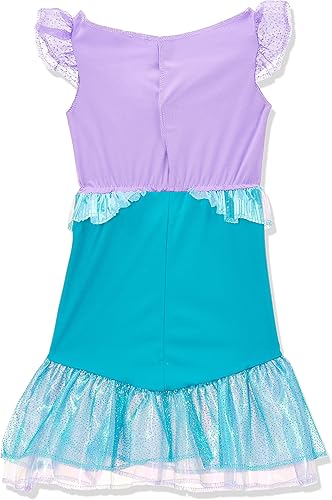 Miniatura 2 de Disguise disfraz clásico de Ariel para niña, M (3T-4T), Un solo color