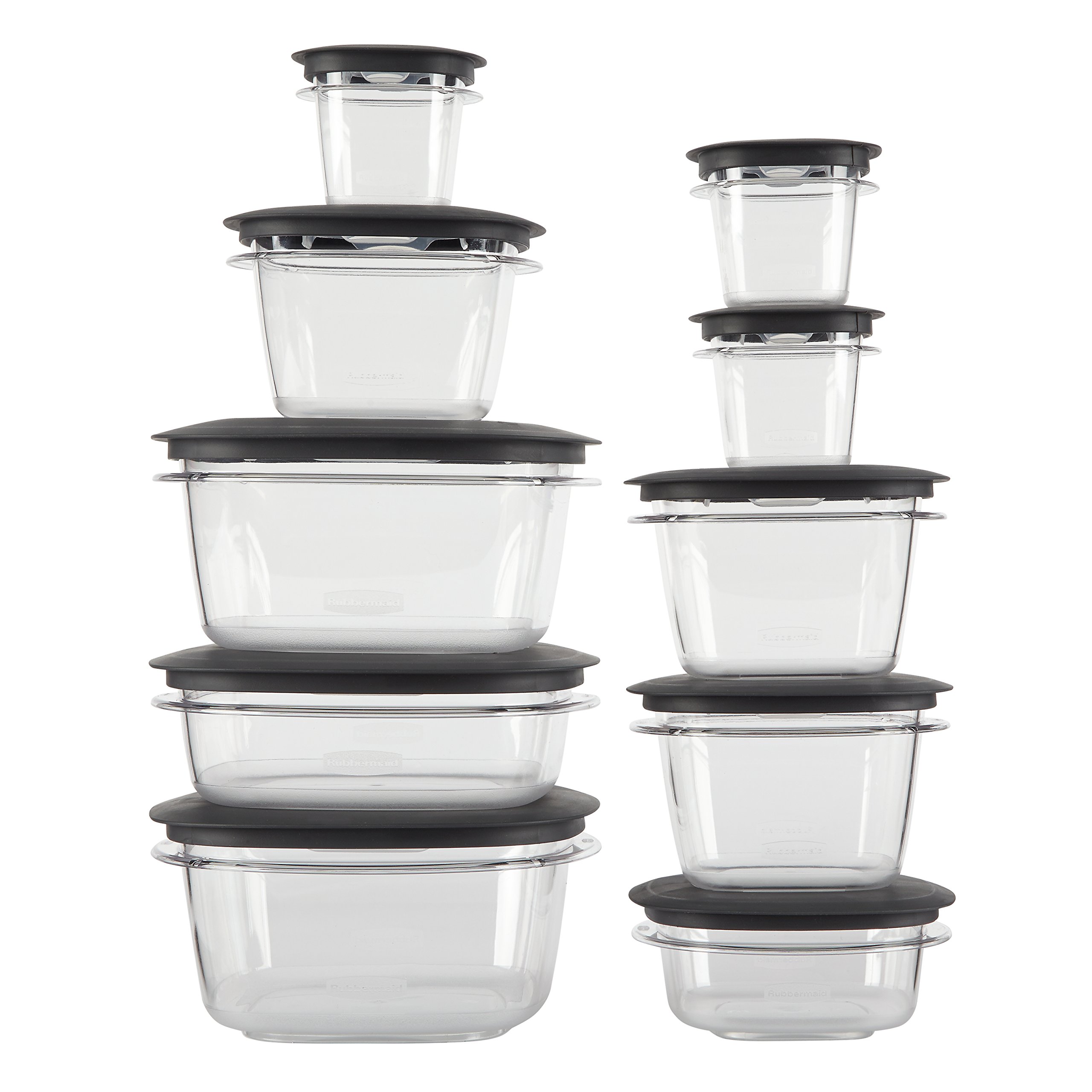 Amazon.com: Rubbermaid Premier Easy Find Lids Meal Prep and Food