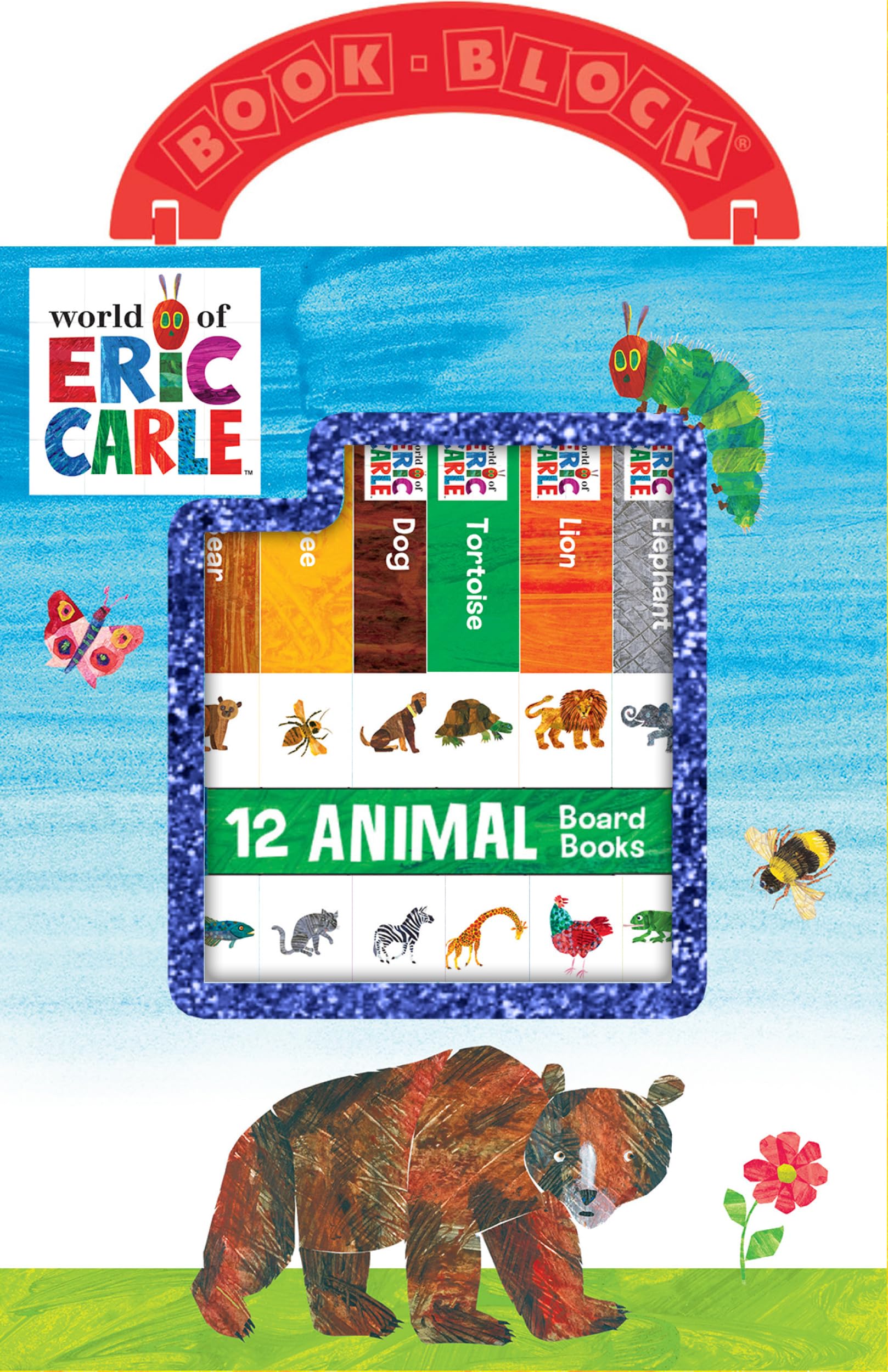 World of Eric Carle, My First Library Animal Board Book Block 12-Book Set - PI Kids