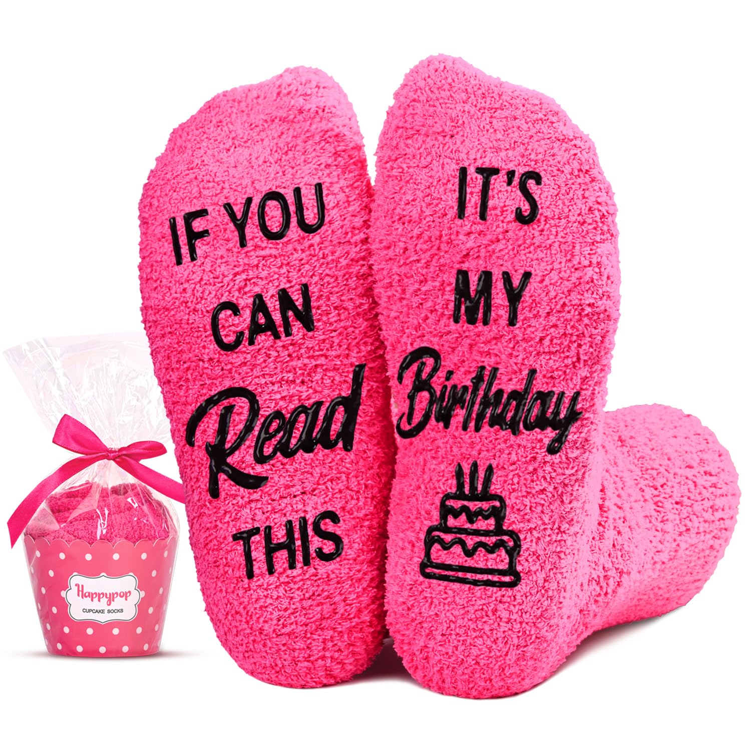 HAPPYPOPBirthday Gifts for Girls - Girls Socks for Kids Age 5-10, Gift Ideas for 7-9 Year Old