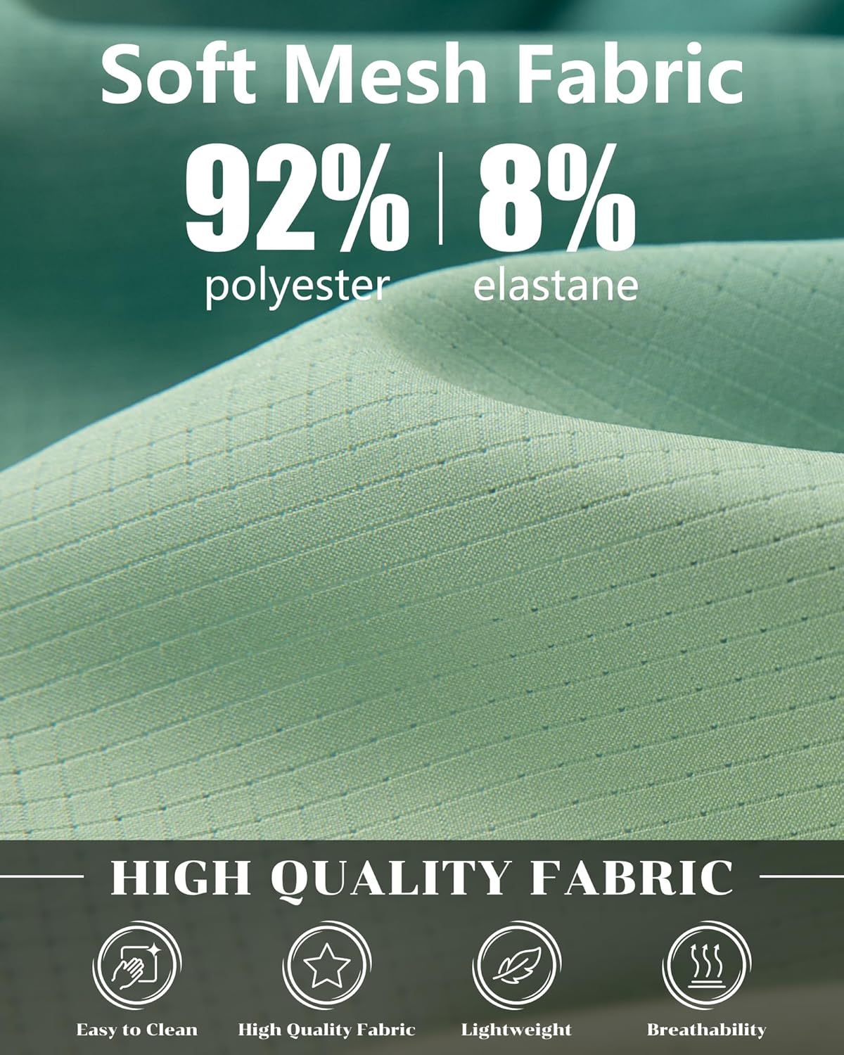 BOJIN Mens Swim Trunks with Compression Liner 5.5 Inch Inseam Bathing Suits Beach Board Shorts with Zipper Pockets - Image 4