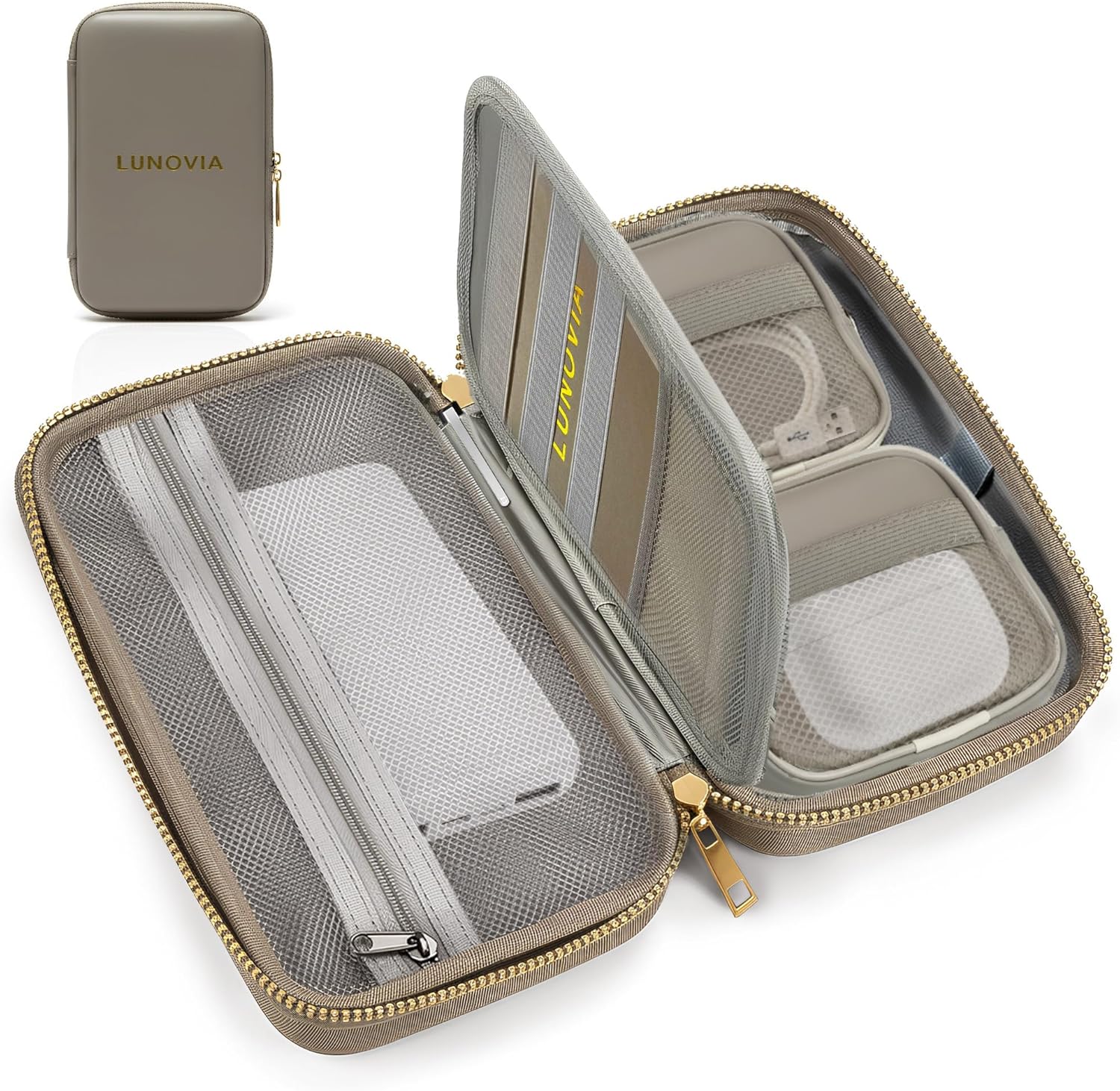 Hard Shell Tech Organizer – Protective Travel Case for