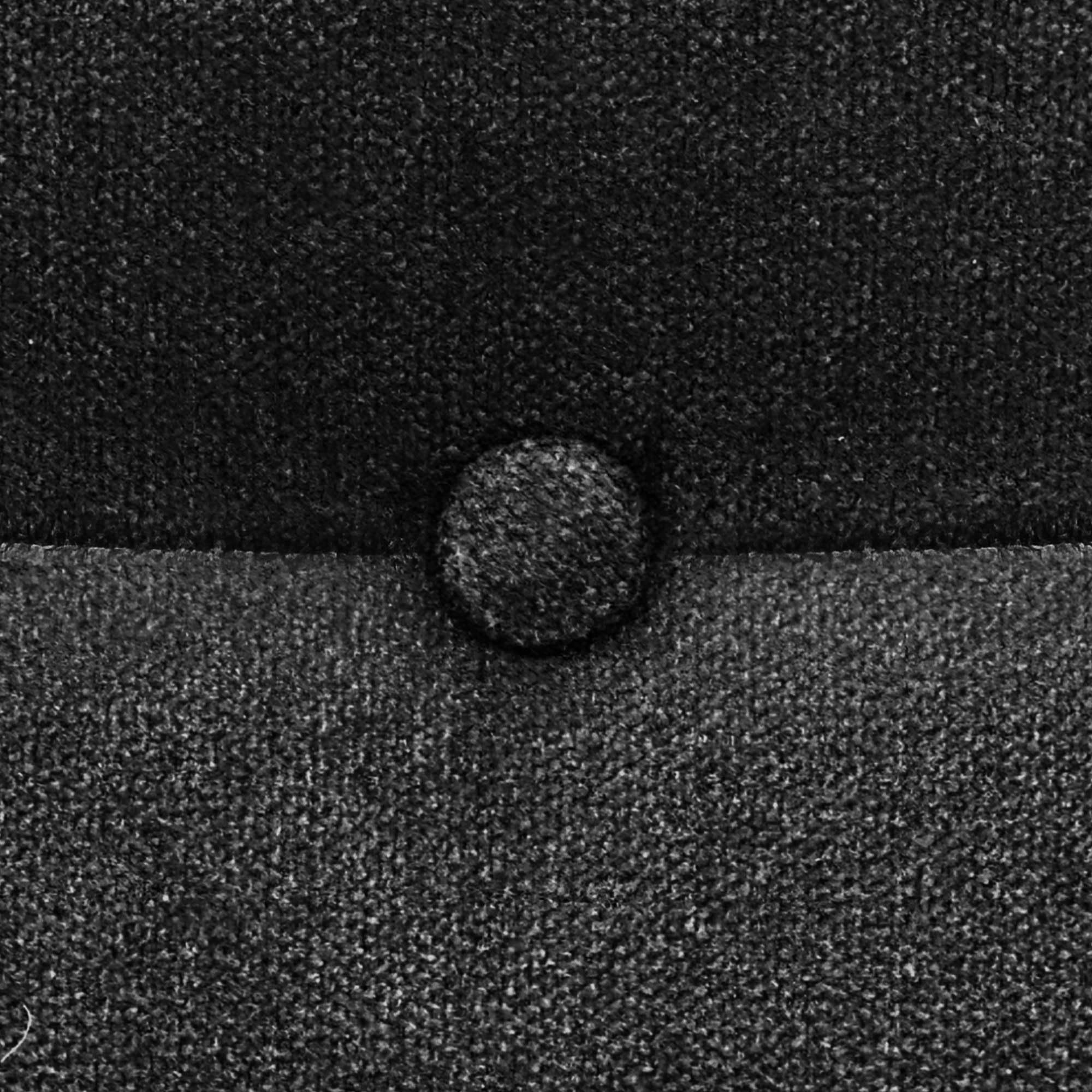 DHOME Testiera letto Capitoné. Testiera imbottita ACUALINE Tessuto e similpelle. Testate per letti matrimoniali e singoli (similpelle nera, 95x60cm (letti 70/80/90