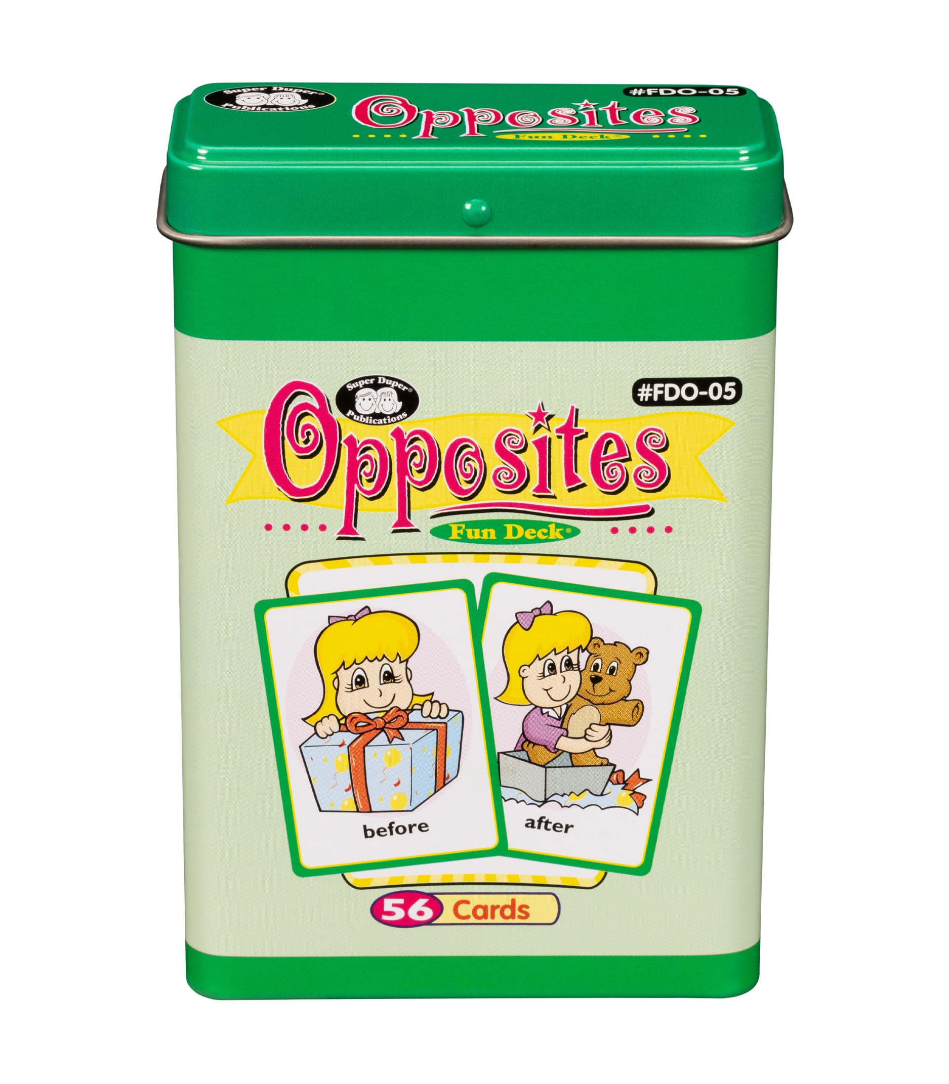 Super Duper Publications | Opposites Fun Deck Flash Cards | Educational Learning Resource for Children
