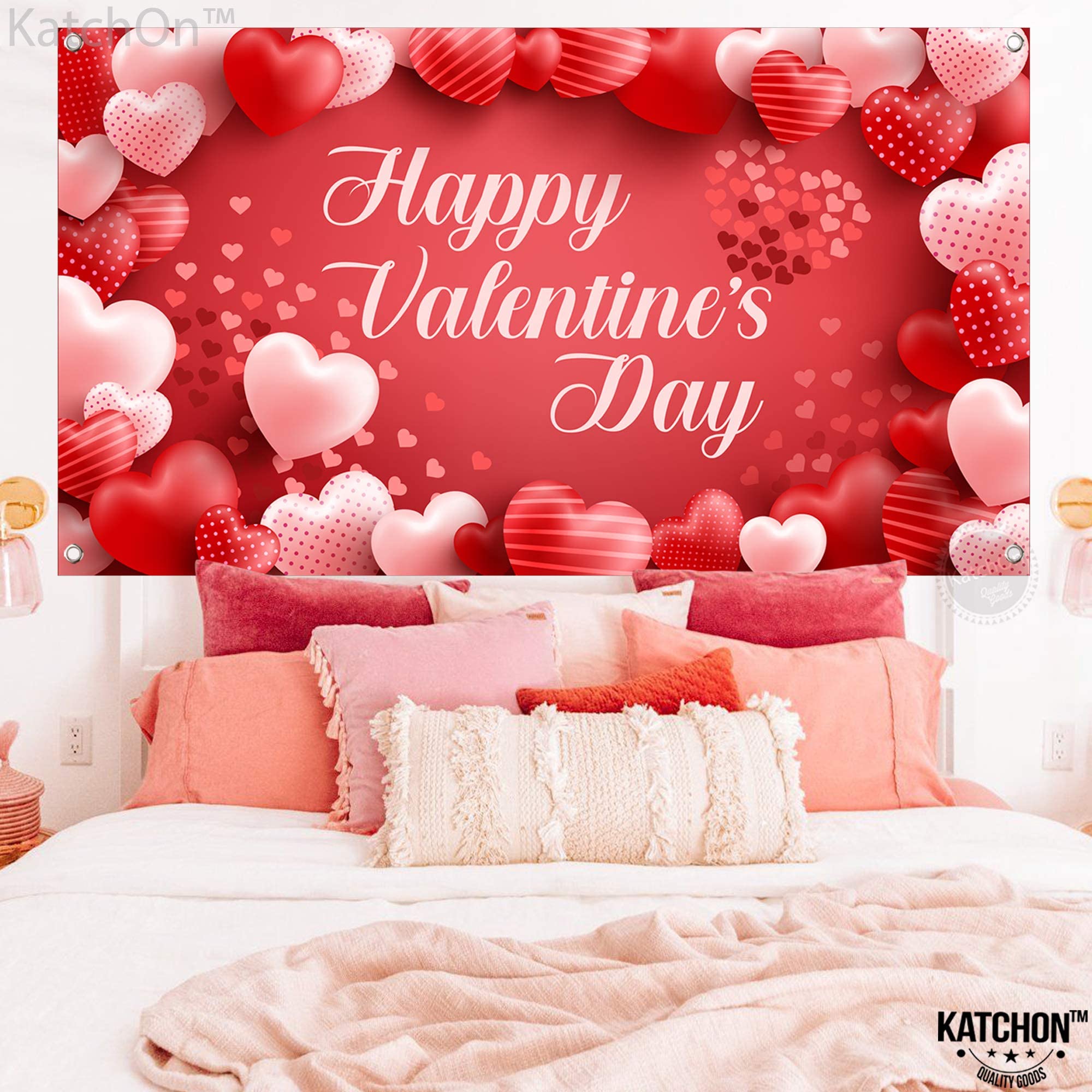 Snapklik.com : Happy Valentines Day Banner - XtraLarge 72x44 Inch Happy