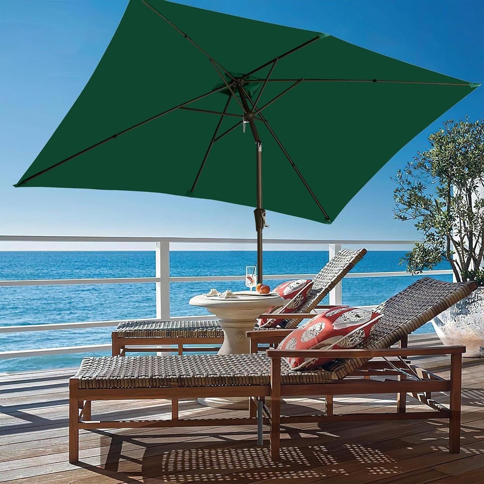 Toldo de repuesto para terraza, protección UV, 2,0 x 3,0 m, para piscina, balcón, terraza, jardín, camping