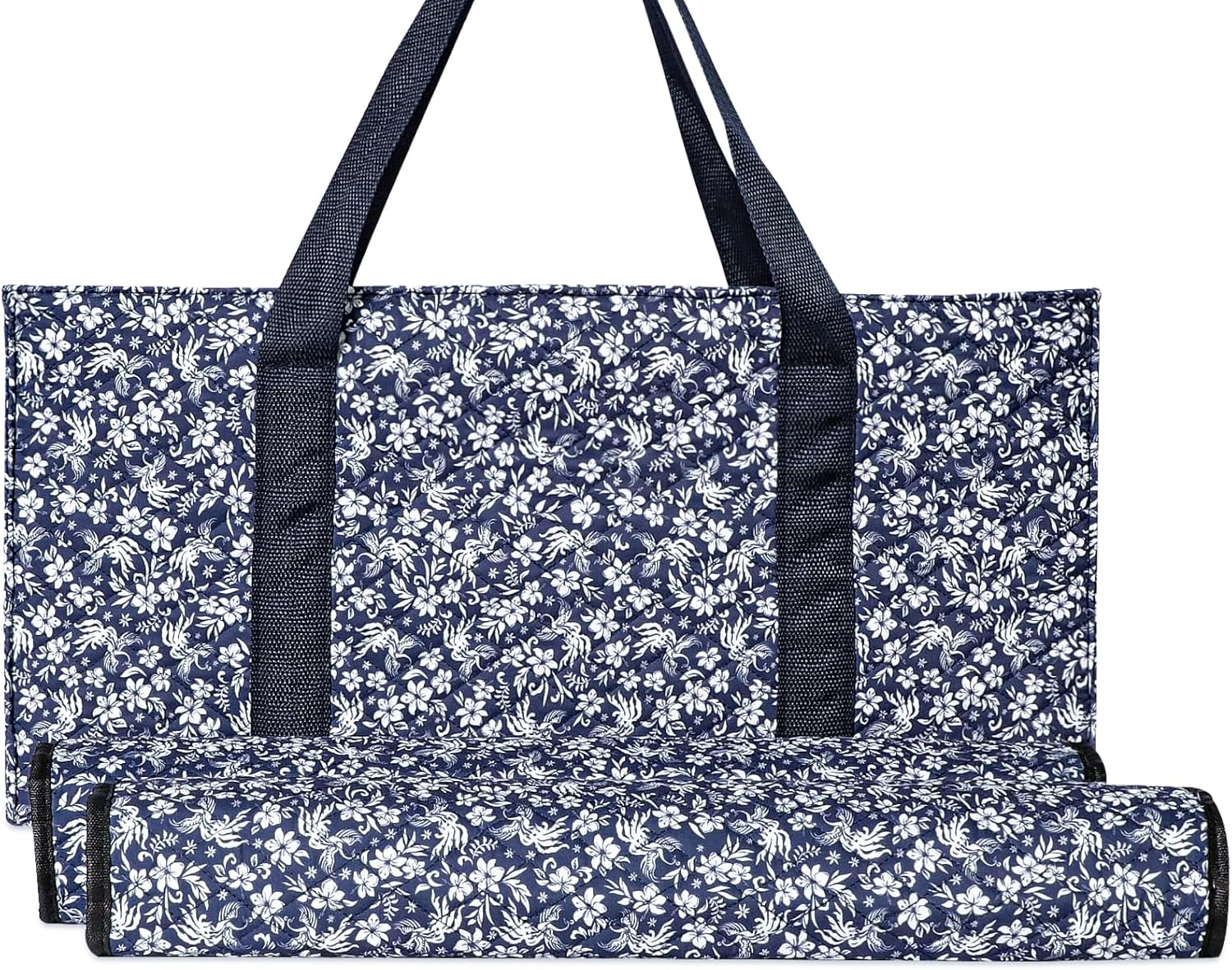 Blue 35 Inch Mahjong Bag with Two Wrappers, Mahjong Mat, Table Mat, Poker, Card, Dominoes Games Accessory