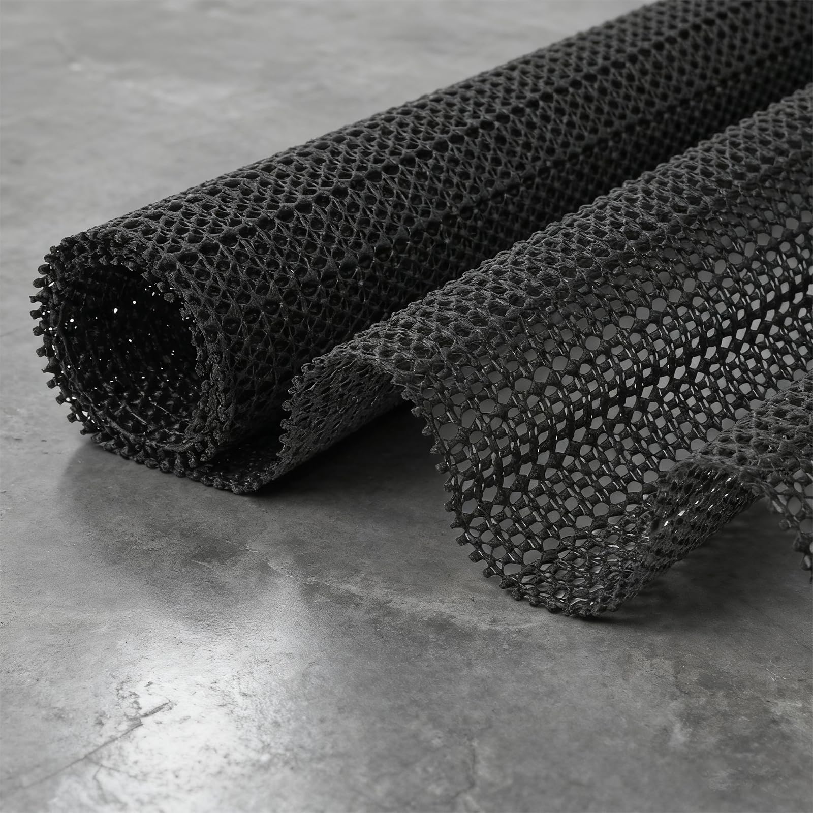 Teppichunterlage rutschfest 200 x 240 cm Waschbare, Wiederverwendbare, Hält Ecken Flach, Zuschneidbar, Teppichgreifer Antirutschmatte/Teppich Stopper/Anti Rutsch Matte für Zuhause, Schwarz