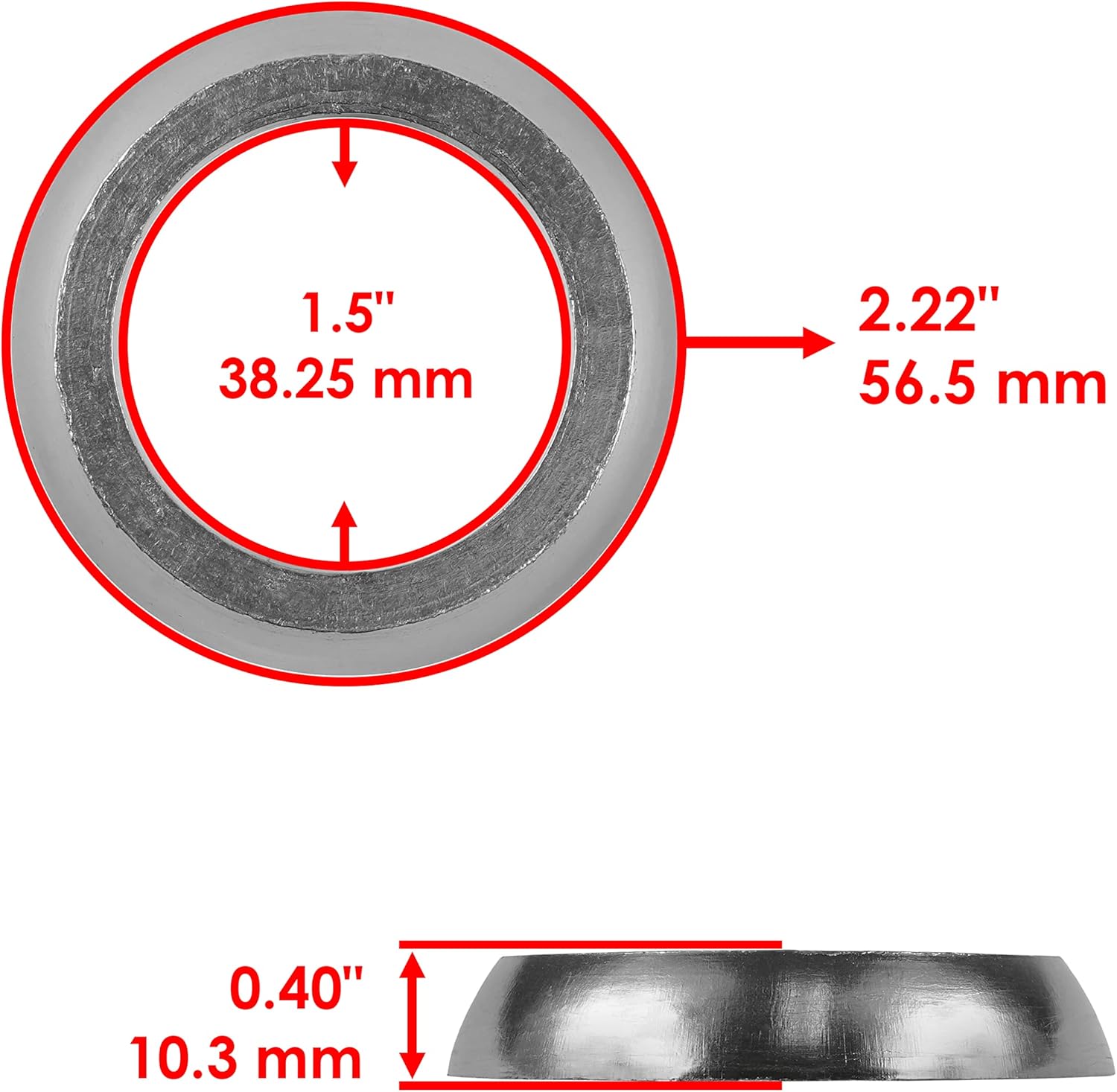 Caltric Muffler Gaskets and Springs Kit Compatible with Arctic Cat Firecat 500 2005-2006