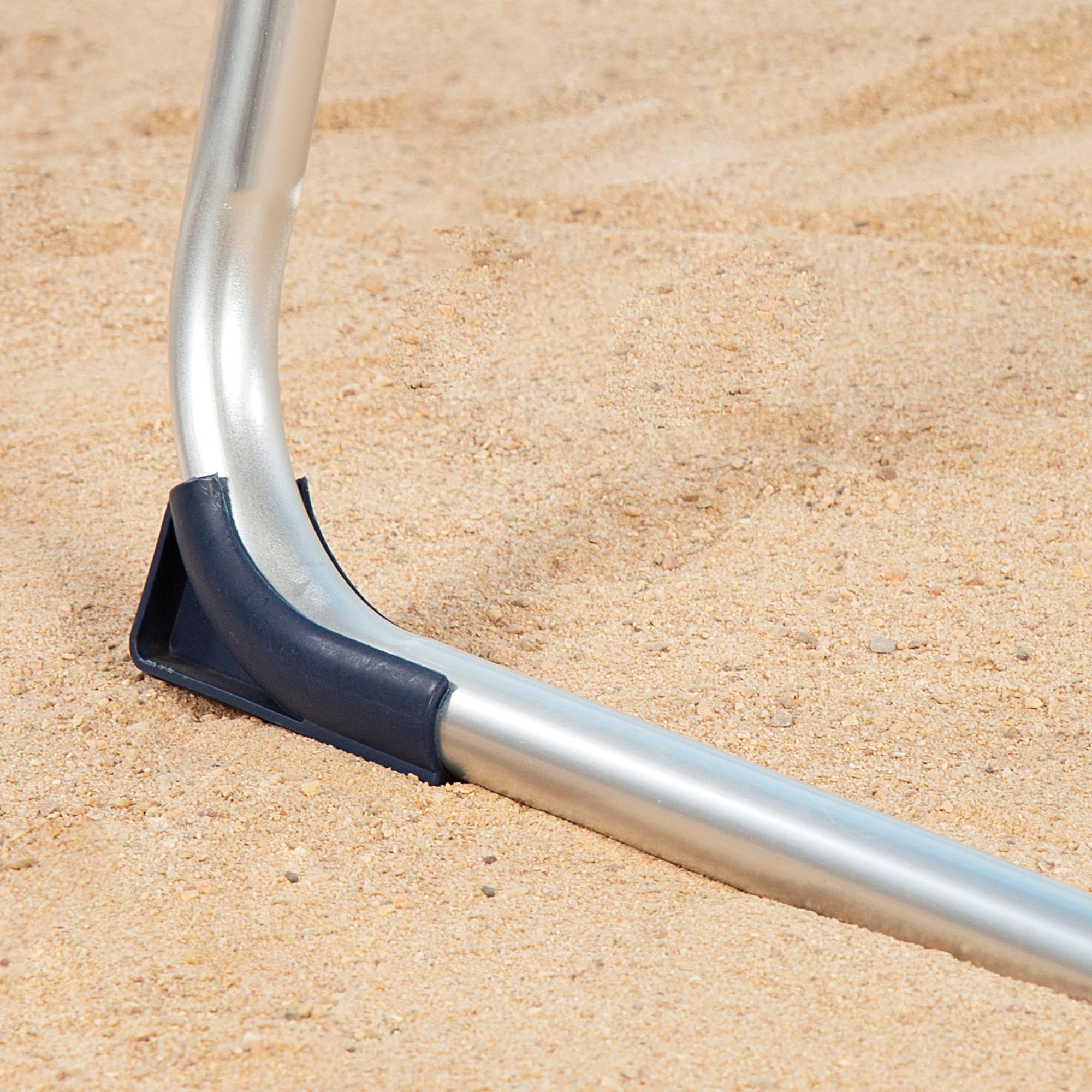 AKTIVE Lot de 2 chaises de Plage Pliantes, Aluminium et textilène, Dossier 4 Positions, Charge de 110 kg, poignées de Transport, Couleur Bleue, modèle La Palma (62414)