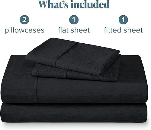 Miniatura 198 de Bare Home Juego de sábanas de tamaño individual XL, tamaño de dormitorio universitario, sábanas de microfibra ultrasuave de 1800 hilos, bolsillos 22