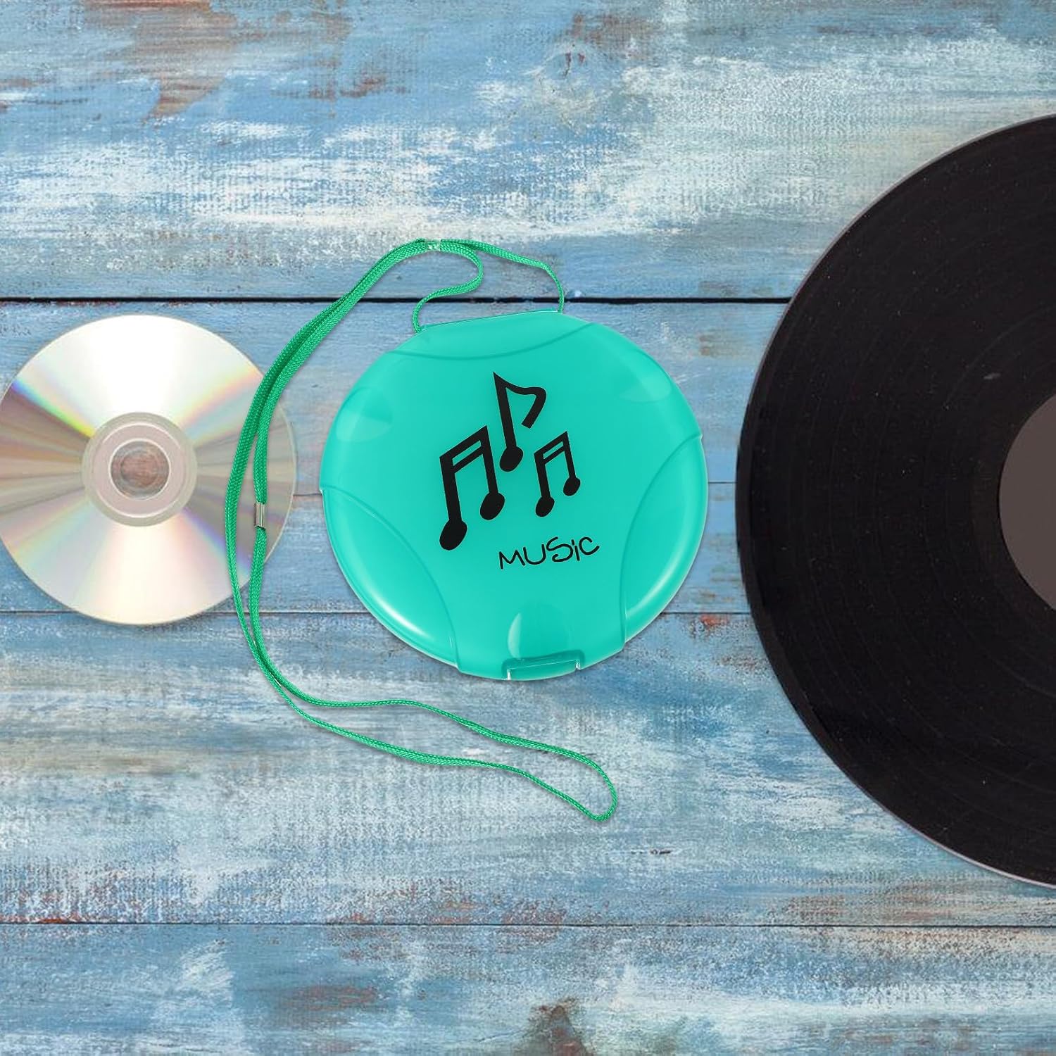Portable CD DVD Storage Case Organizer with Dust-Resistant Plastic Material and Creative Design, for Music Festivals and Concerts, for Music Lovers to Keep Discs Neat and Protected image 5