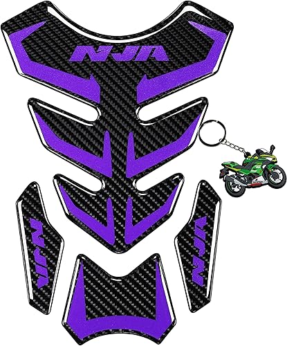 Protector de vinilo de fibra de carbono 5D, protector de tanque de vinilo para motocicleta NJ 650 ZX636 ZX600 ZX-10R ZX14 ZX1400 ZX14R ABS 1000