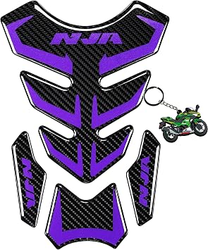 5D Real Carbon Fiber, Motorcycle Decal Vinyl Tank Protector, Tank Pad for NJ 650 ZX636 ZX600 ZX-10R ZX14 ZX1400 ZX14R ABS 1000 ZX100