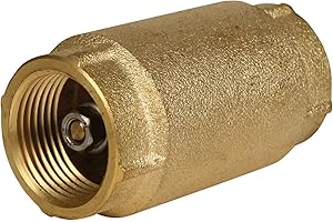1" AMERICAN GRANBY NO LEAD CHECK VALVE CVNL100BS BRASS for WATER WELL...