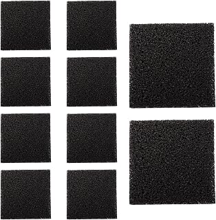 10 Piezas Filtros de Repuesto de Carbón Activado Filtros Antiolor para Cubo de Basura Filtro Carbon Activo Filtros de Carbón Activado para Cocina de Interior y Cubeta de Compostaje(11x11x1cm)