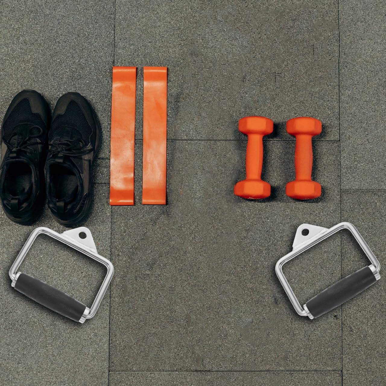 VANZACK 1pezzi Maniglia per Tirare Verso Bass Plastica Attrezzatura per Fitness Ergonomica Impugnatura Antiscivolo Leggera e Portatile per Esercizi Casa Viaggio