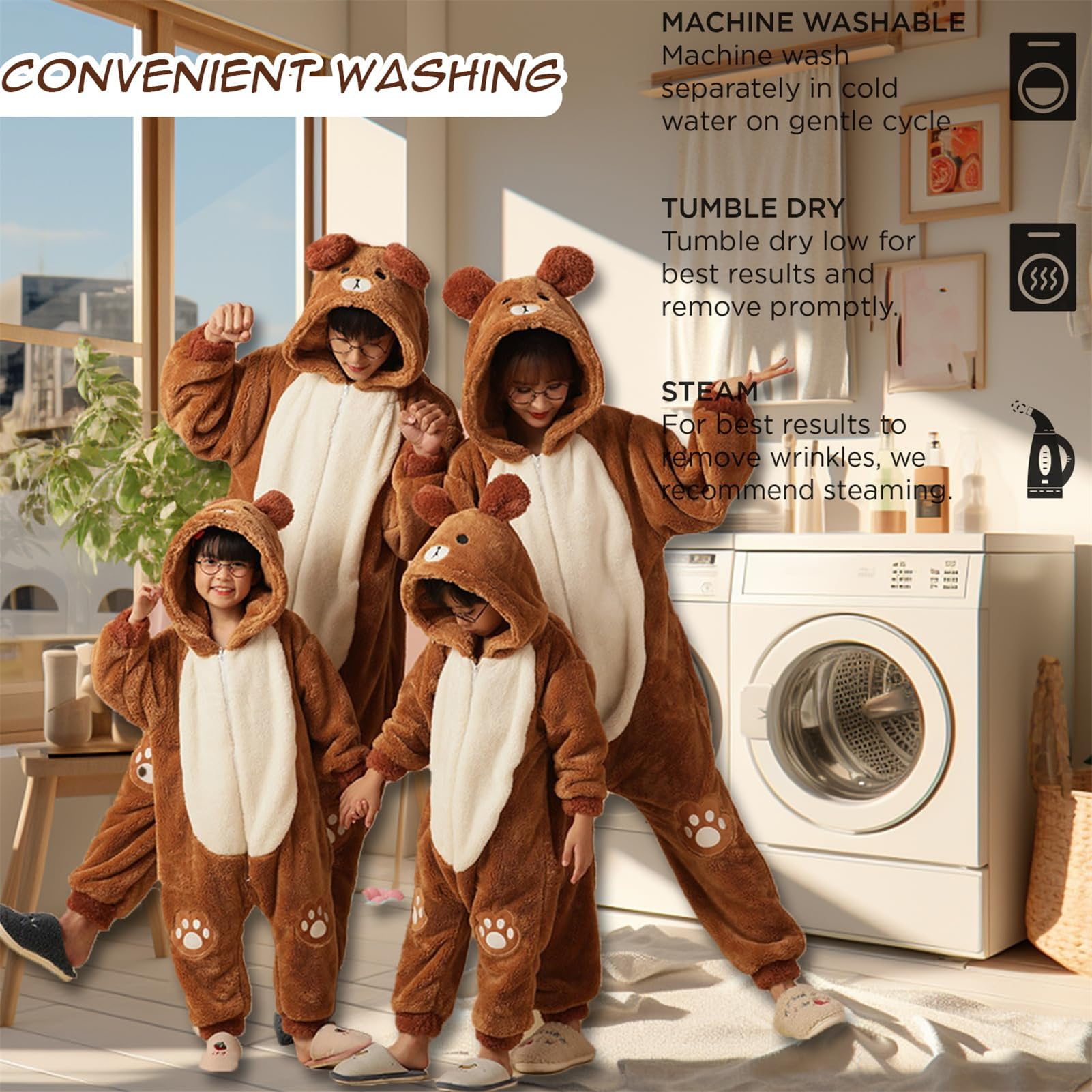 Pyjama Animaux Adulte Unisexe Combinaison,Animal Pyjama Onesie Costume,Ensemble Cosplay Une Pièce pour Halloween, Carnaval